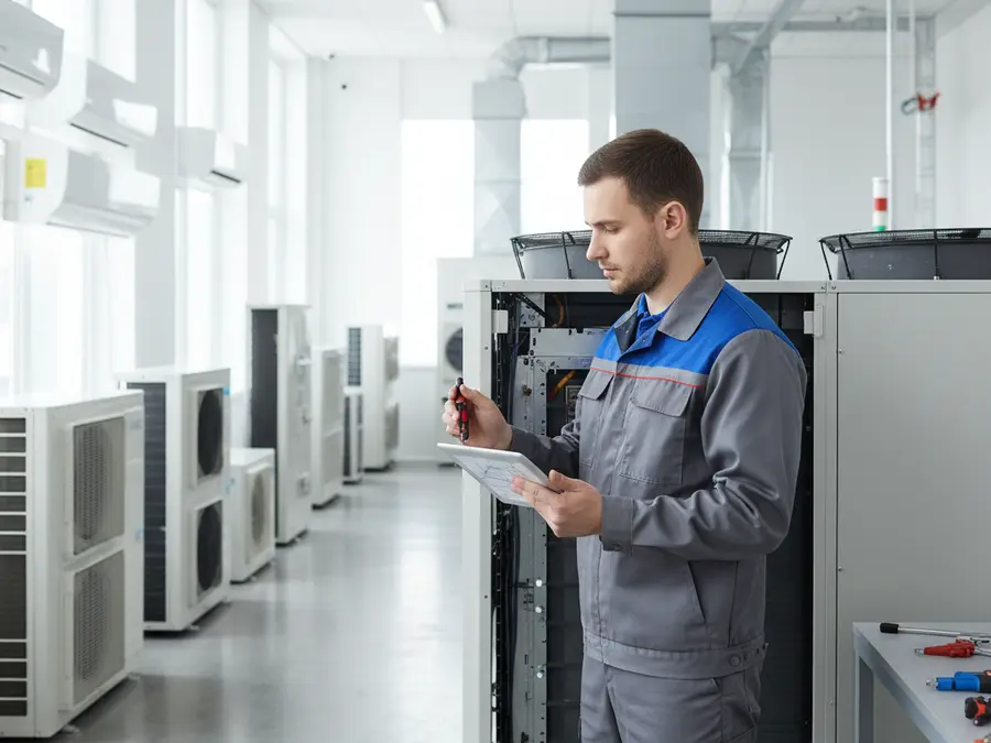 Климатическое оборудование: процесс работы клиента